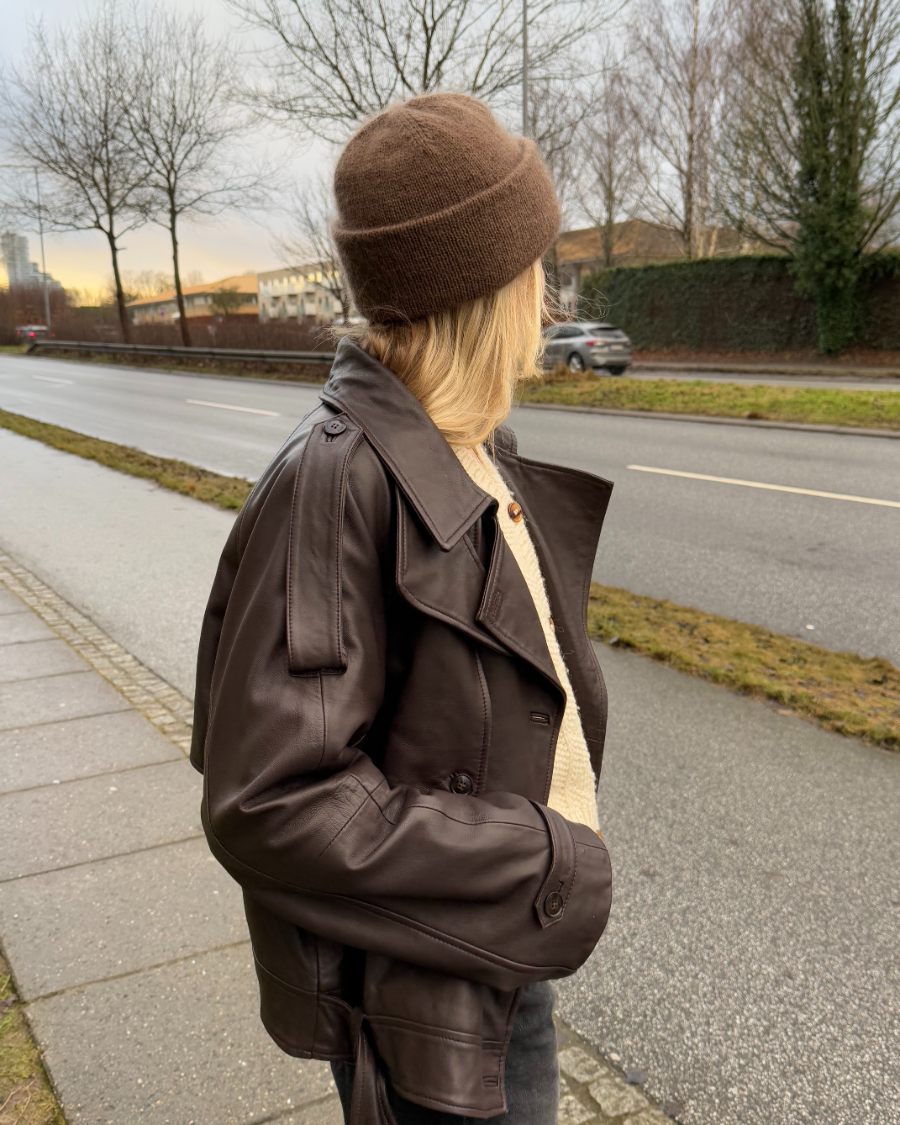 PetiteKnit Oslo Hat, knitted sample