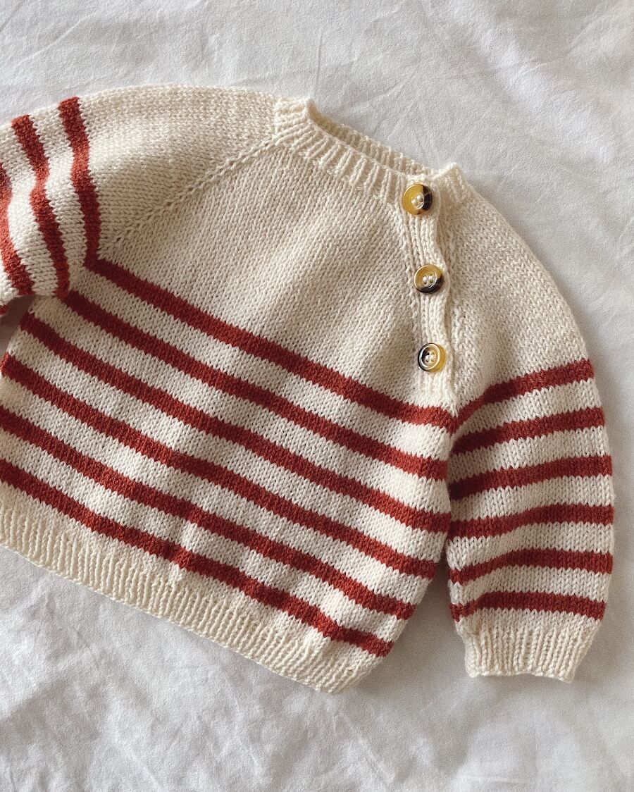 PetiteKnit Seaside Set, knitted sample