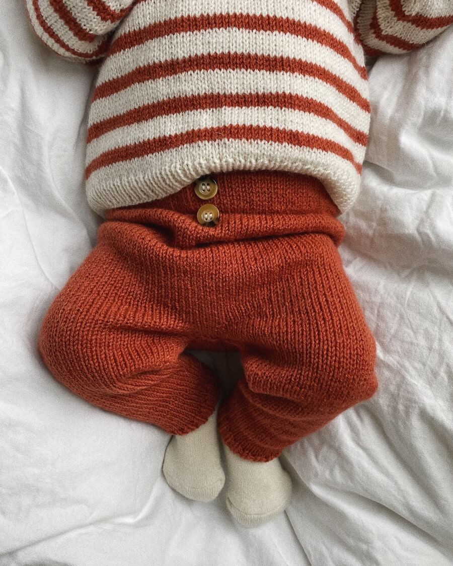 PetiteKnit Seaside Set, knitted sample