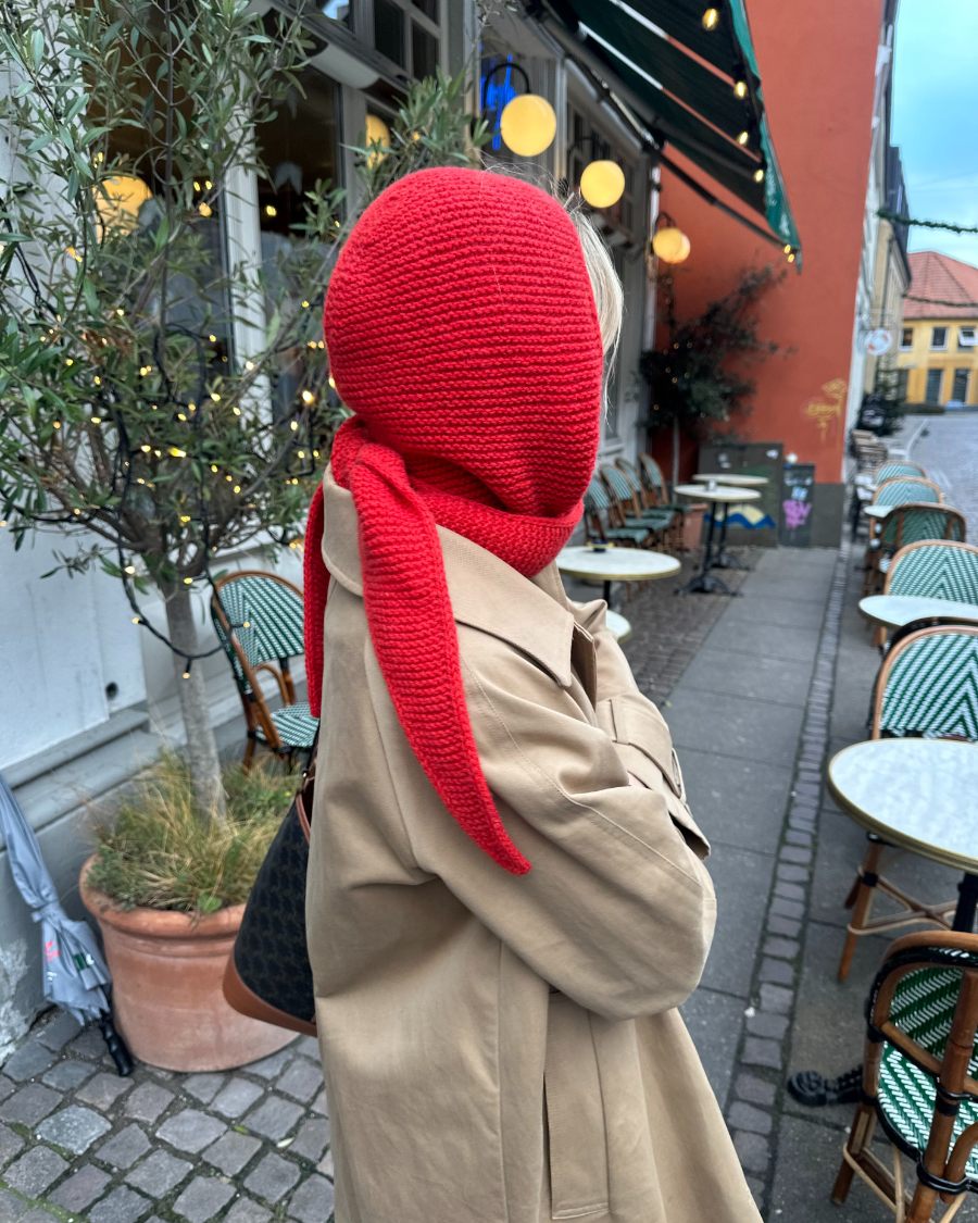 PetiteKnit Sophie Hood, knitted sample