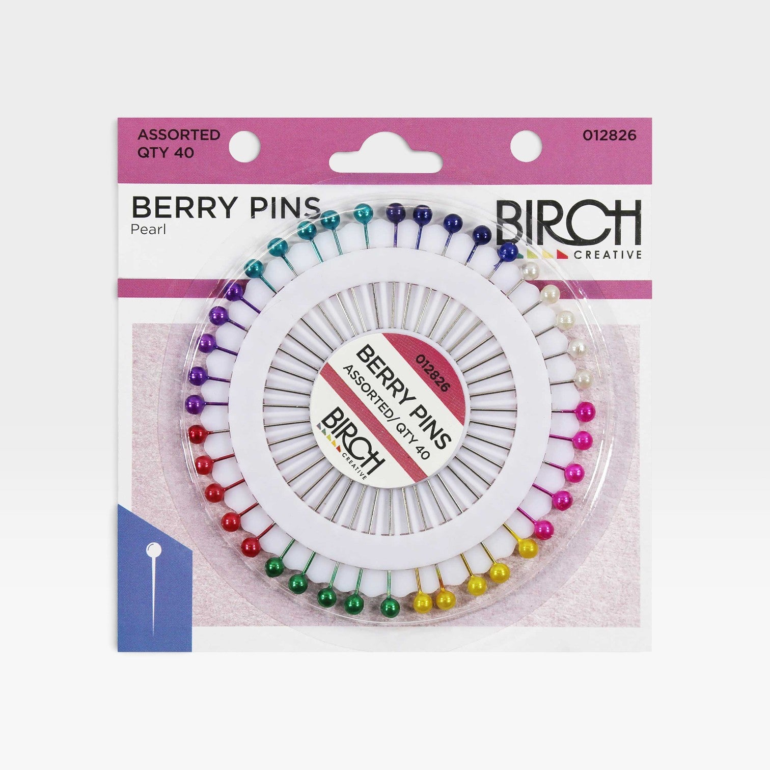 Pins Berry Rosette Pearl