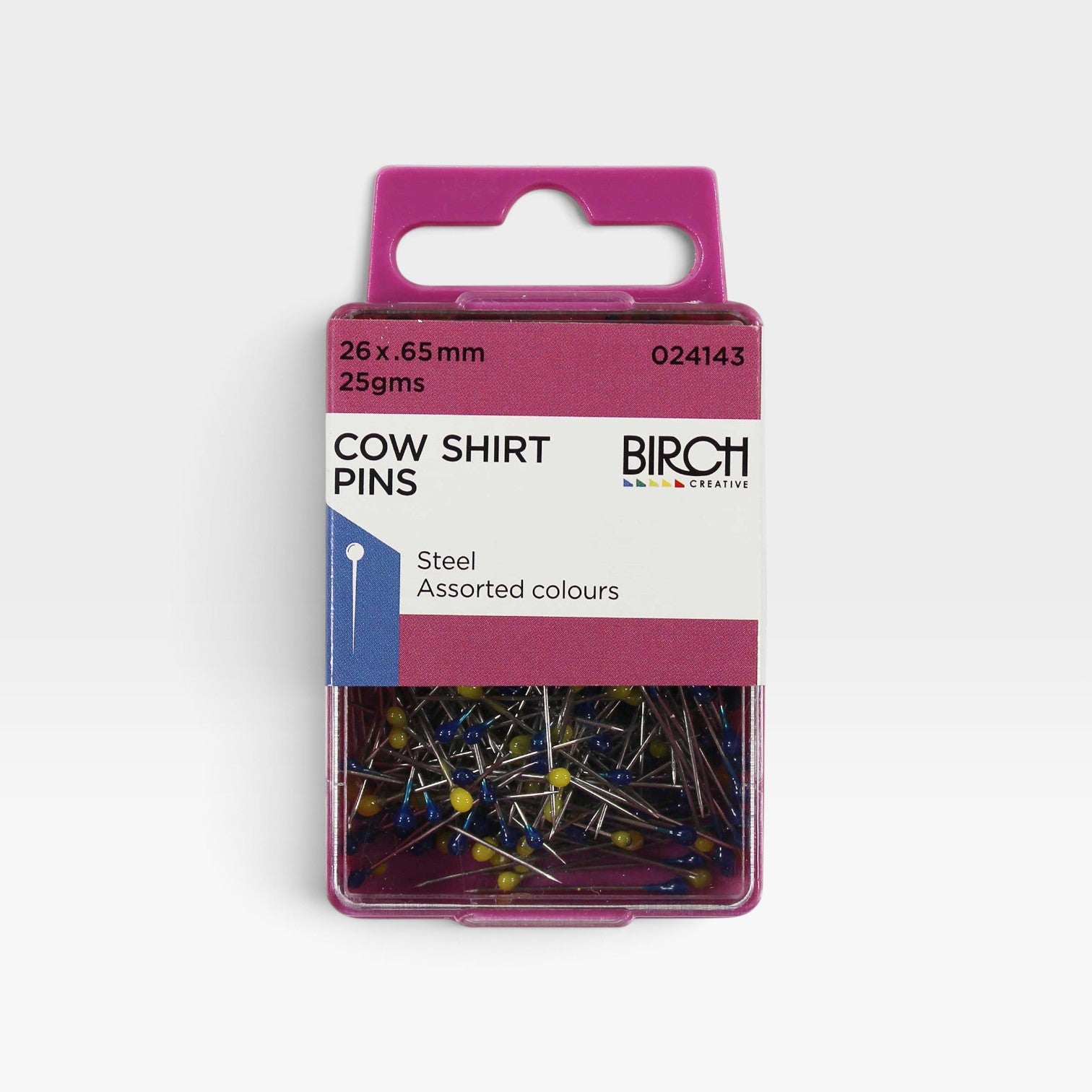 Cow Shirt Pins 26 x 0.65mm