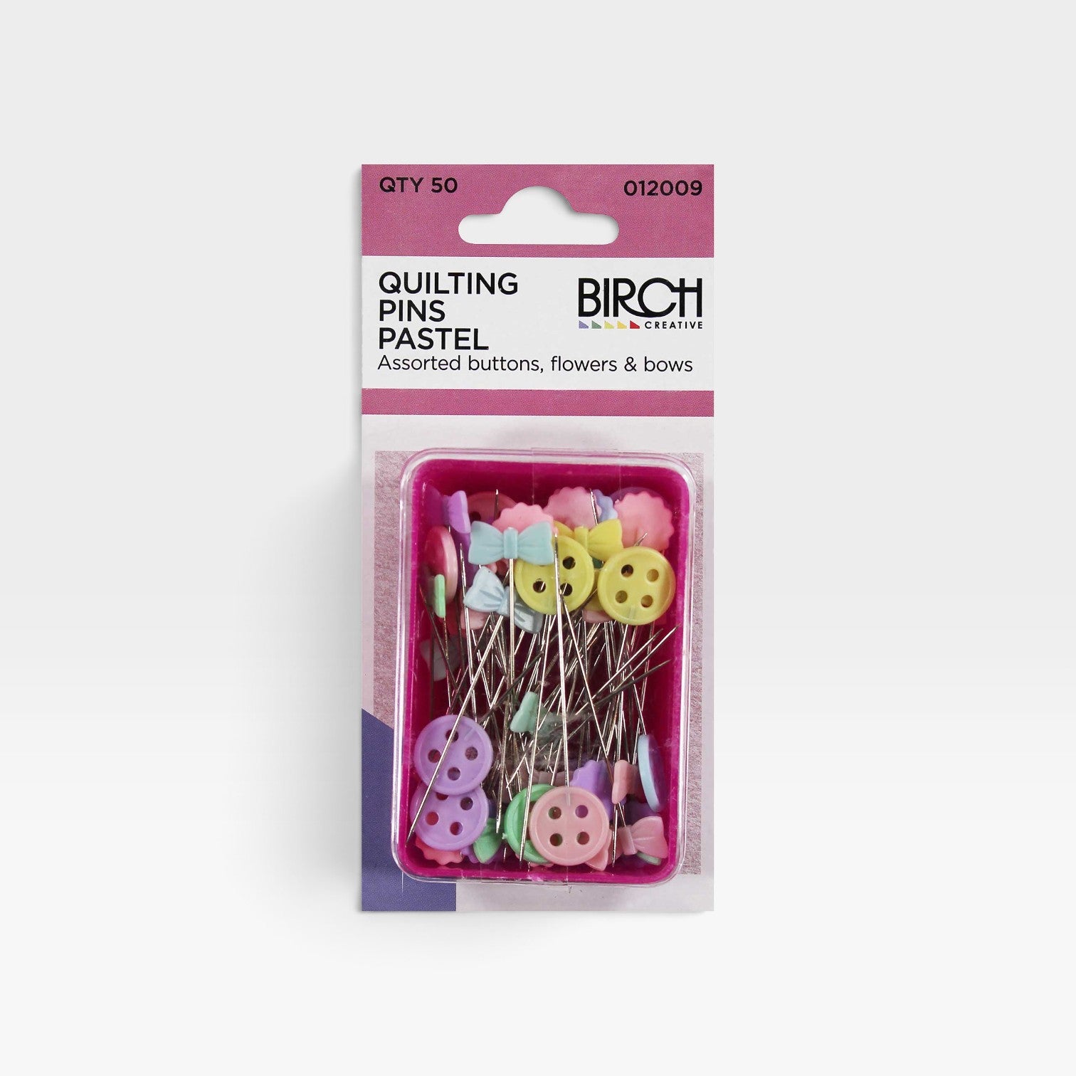 Pins Quilting Pastel Plastic