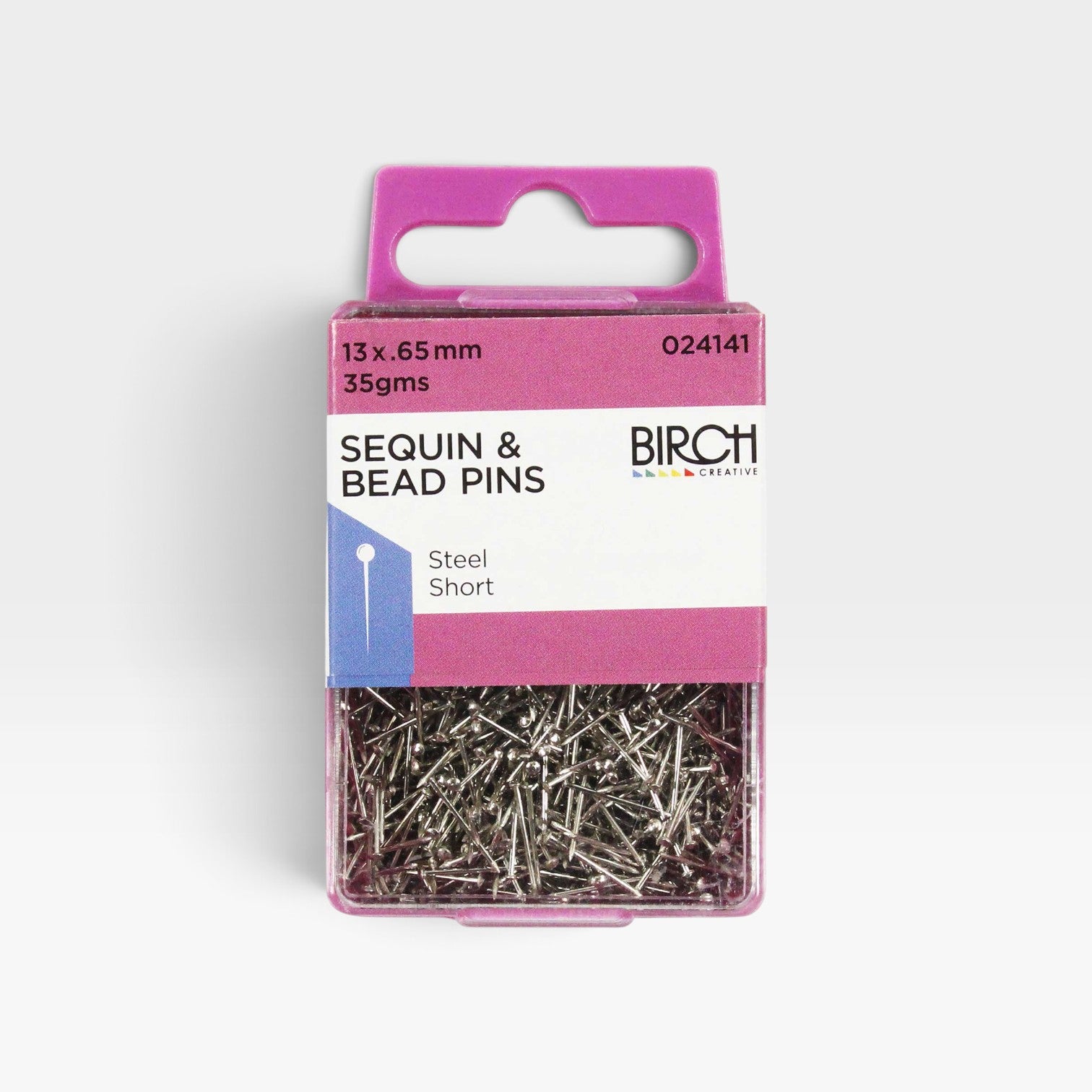 Sequin & Bead Steel Pins 13 x 0.65mm