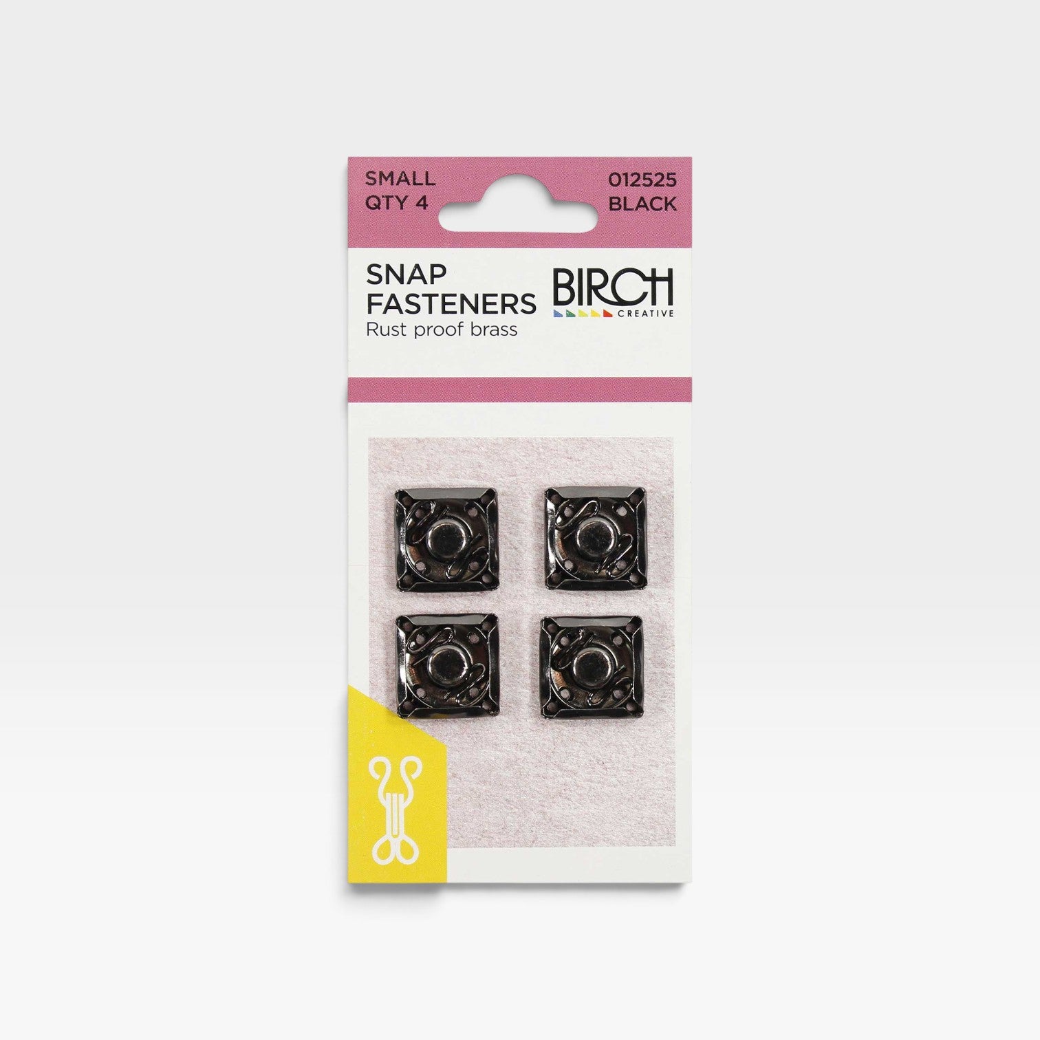 Snap Fasteners Square 4 x 15mm