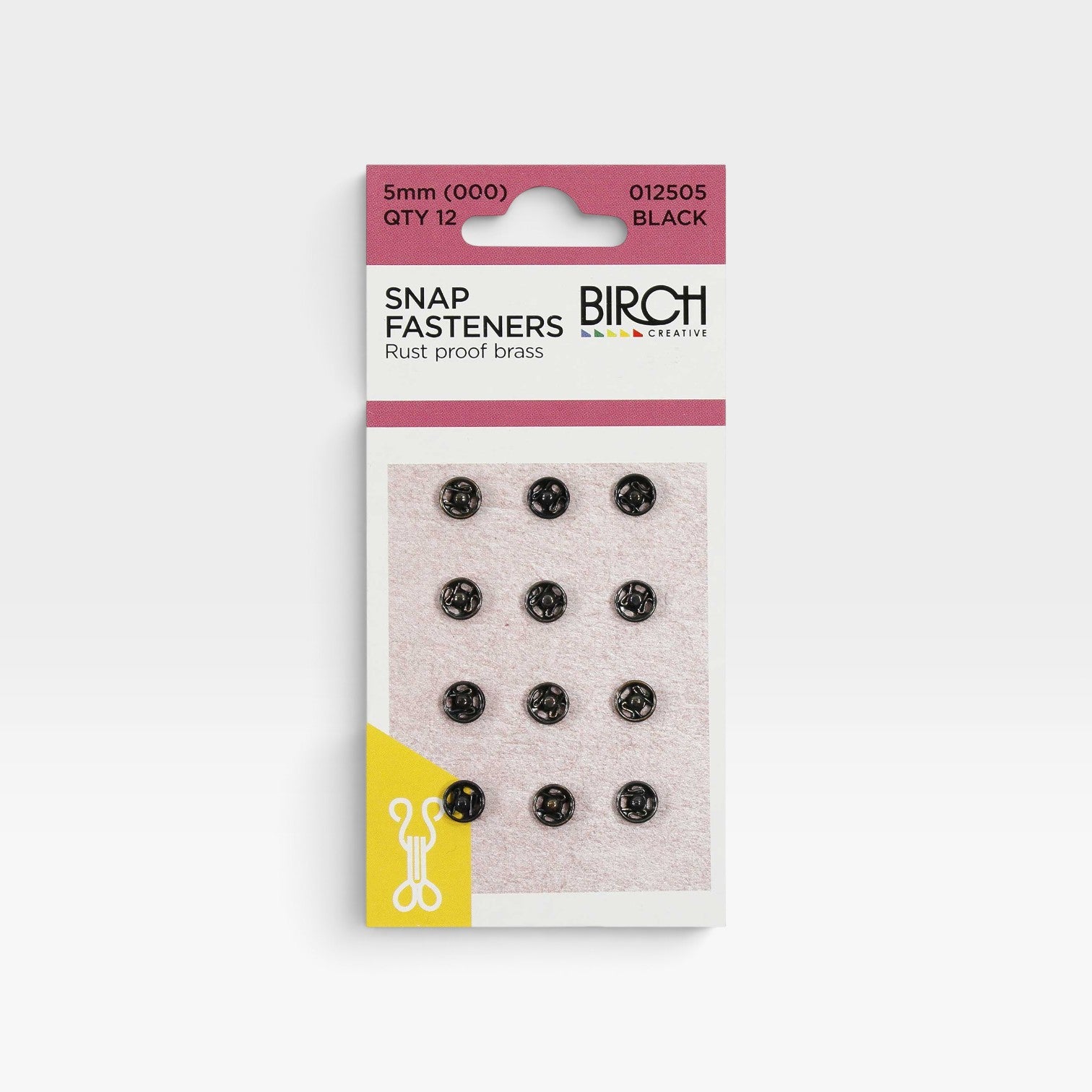 Snap Fasteners 12 x 5mm
