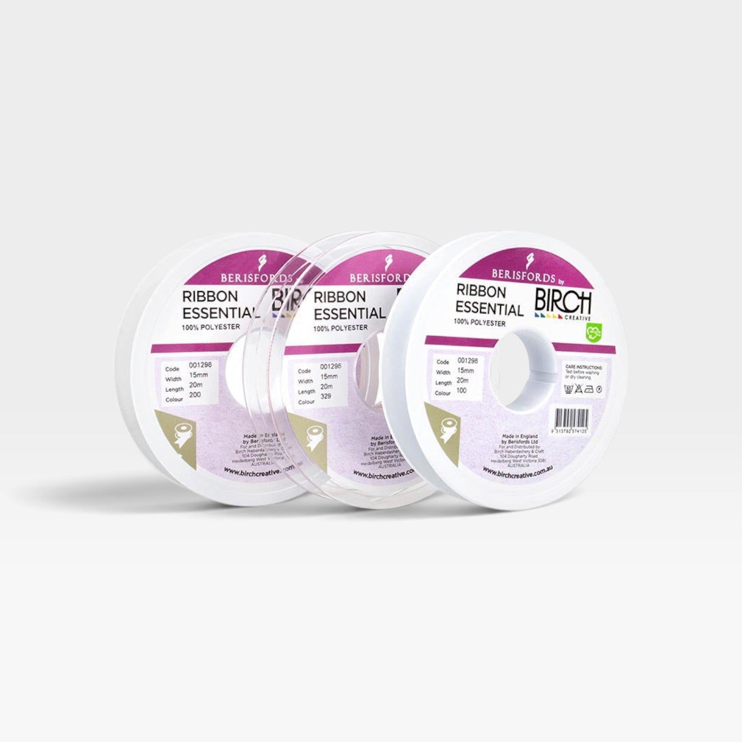 Ribbon Textured Metallic 15mm