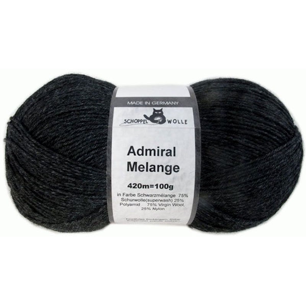 Schoppel Admiral 4 ply Charcoal 9093