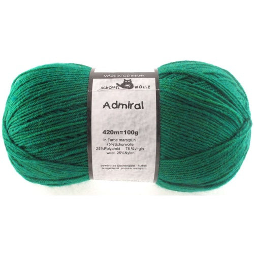 Schoppel Admiral 4 ply Mars Green 6601