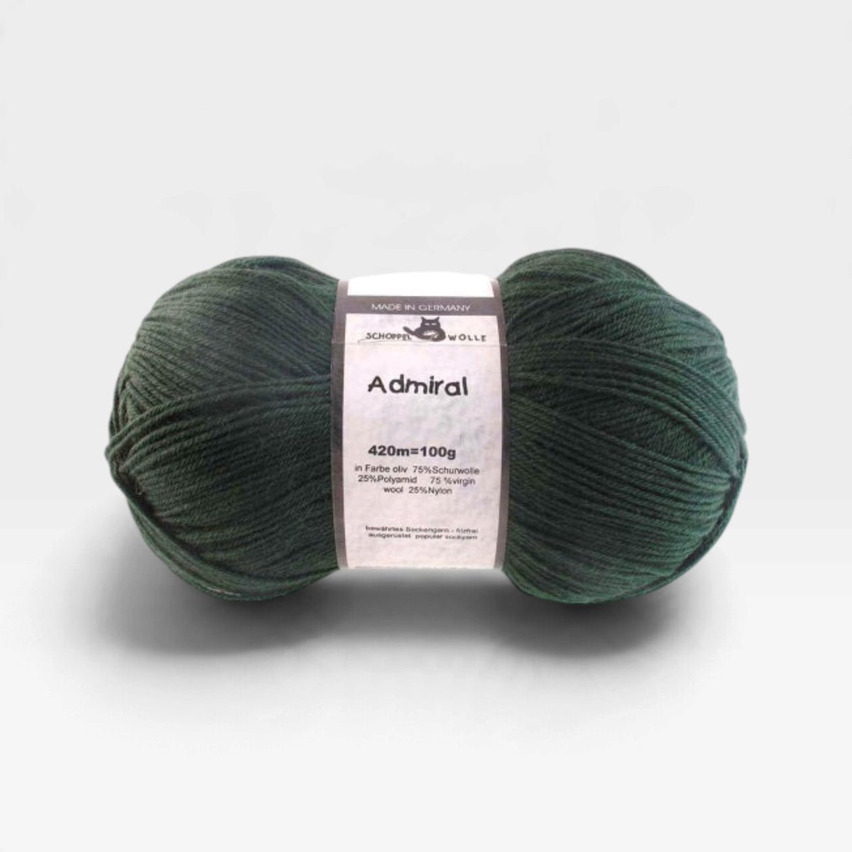 Schoppel Admiral 4 ply Olive 6373