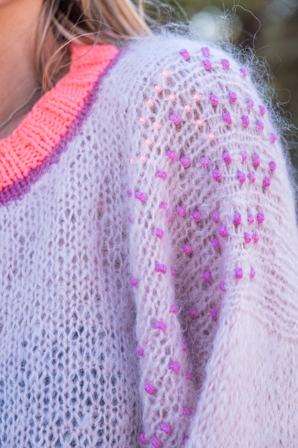 Shine! Knitting with Beads, inside the book