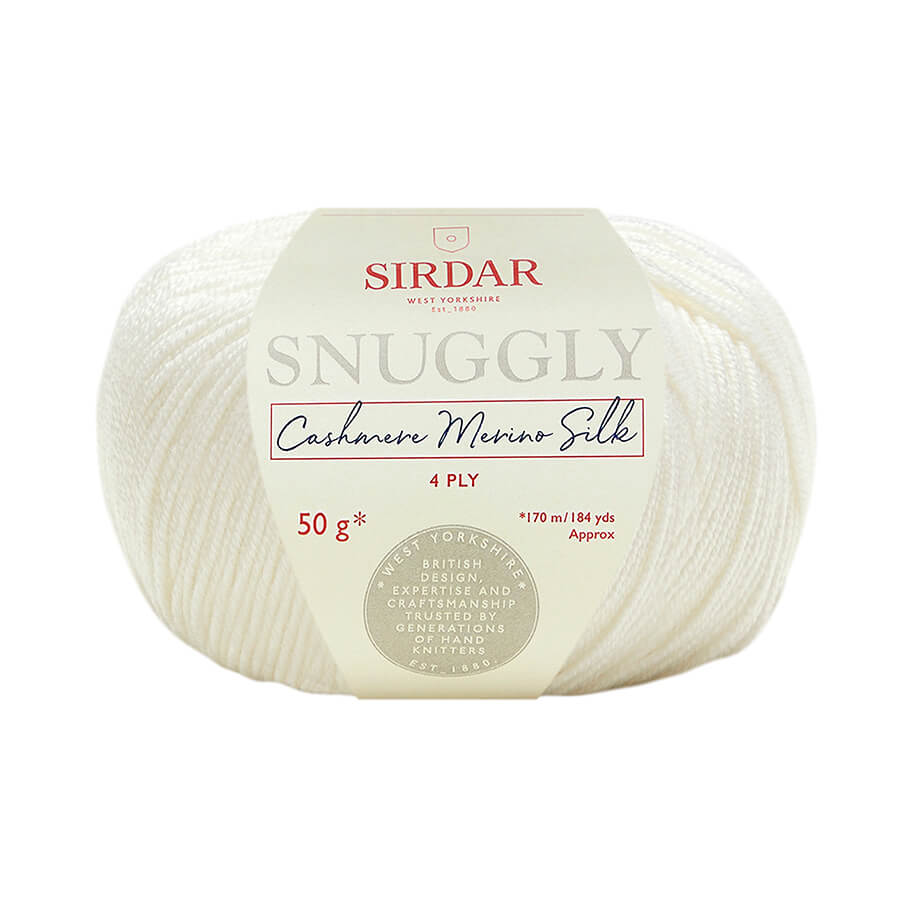 Sirdar Snuggly Cashmere Merino Silk 4 ply Snow Queen 302