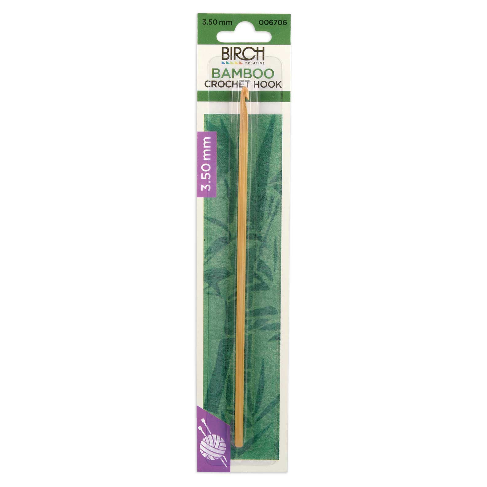 Birch Bamboo Crochet Hooks With Round Handle, view 5