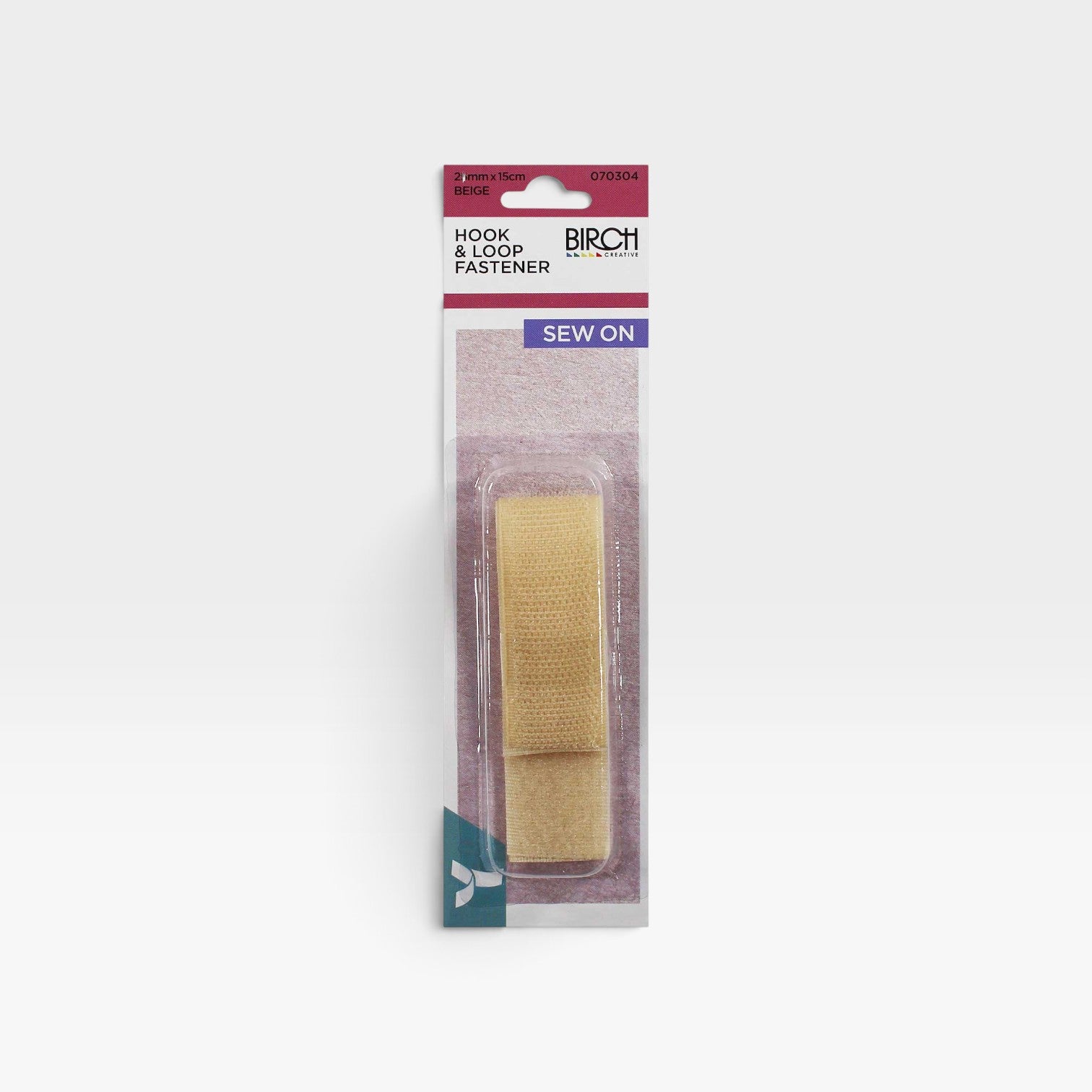 Touch Tape Sew On 25mm x 15cm