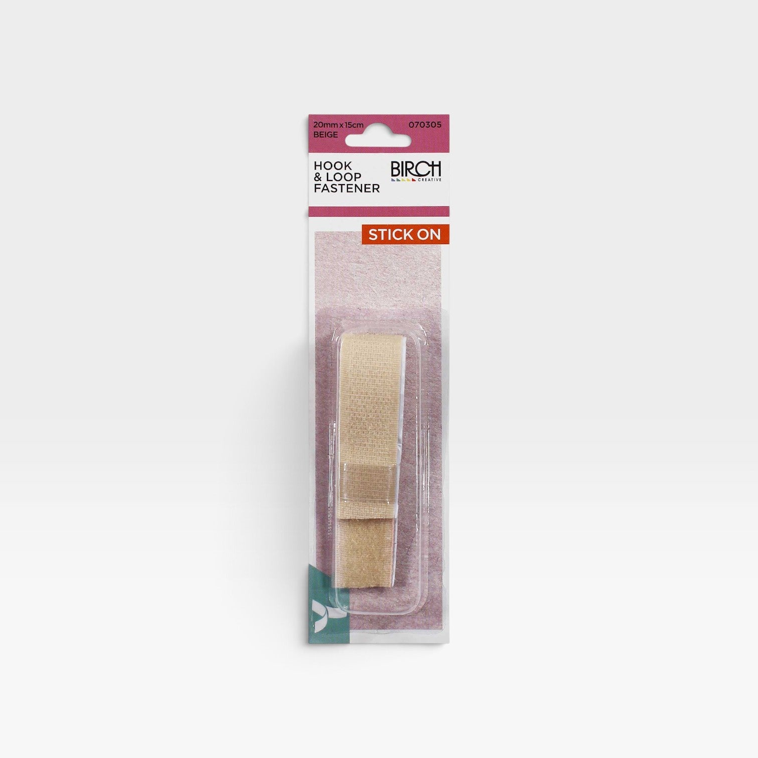 Touch Tape Stick On 20mm x 15cm