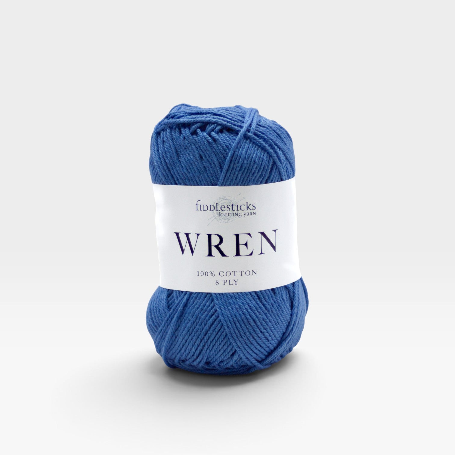 Fiddlesticks Wren Cotton 8 ply - Azure W041