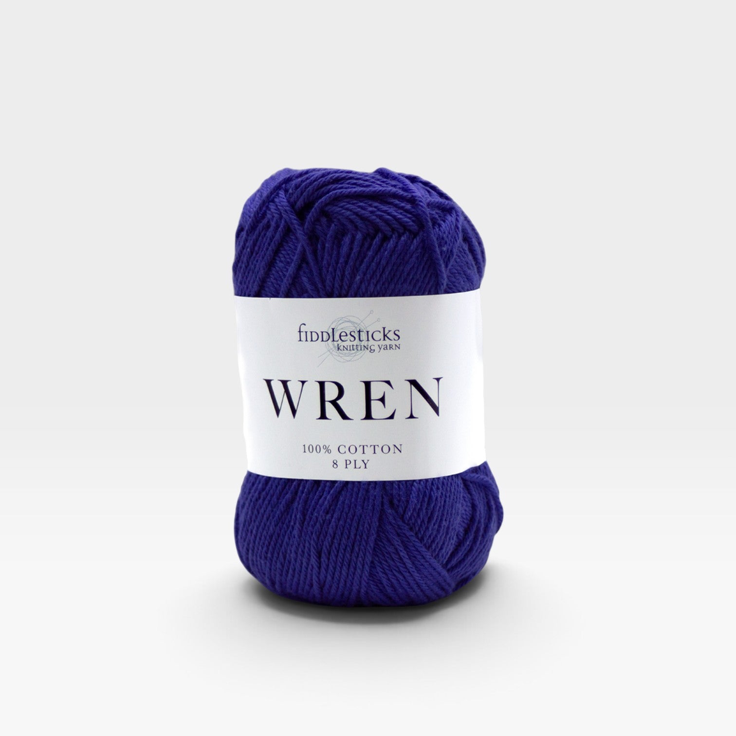 Fiddlesticks Wren Cotton 8 ply - Cobalt W043