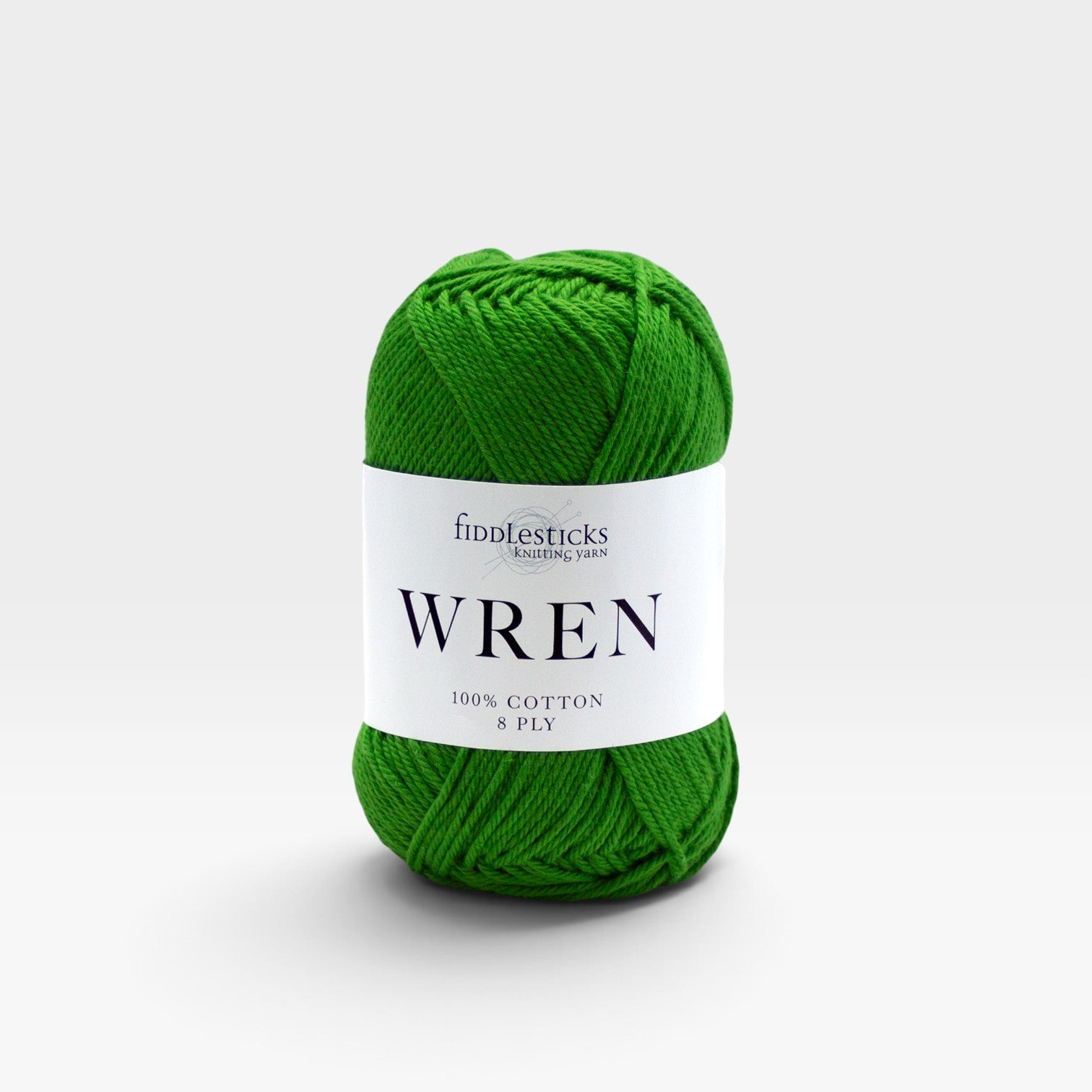 Fiddlesticks Wren Cotton 8 ply - Grass W049