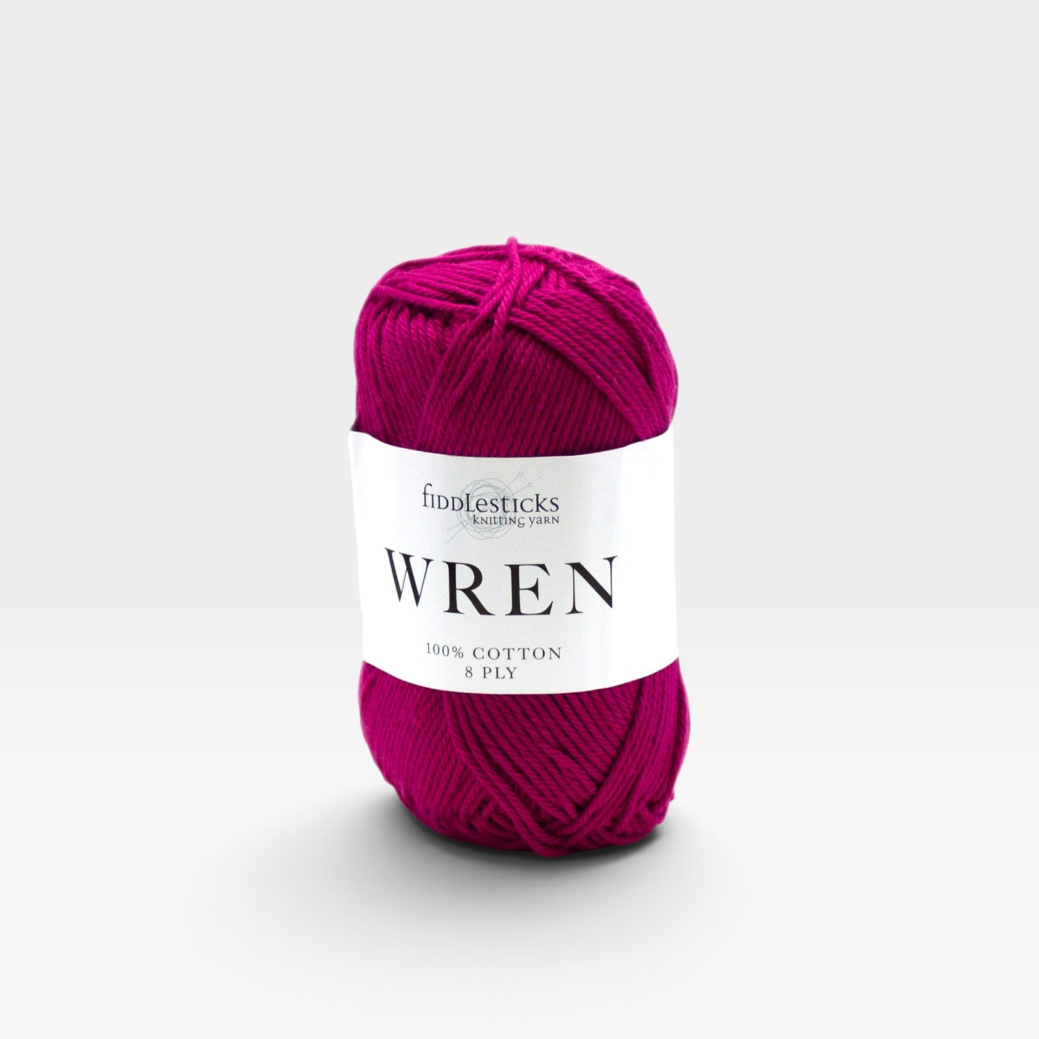 Fiddlesticks Wren Cotton 8 ply - Cerise W052