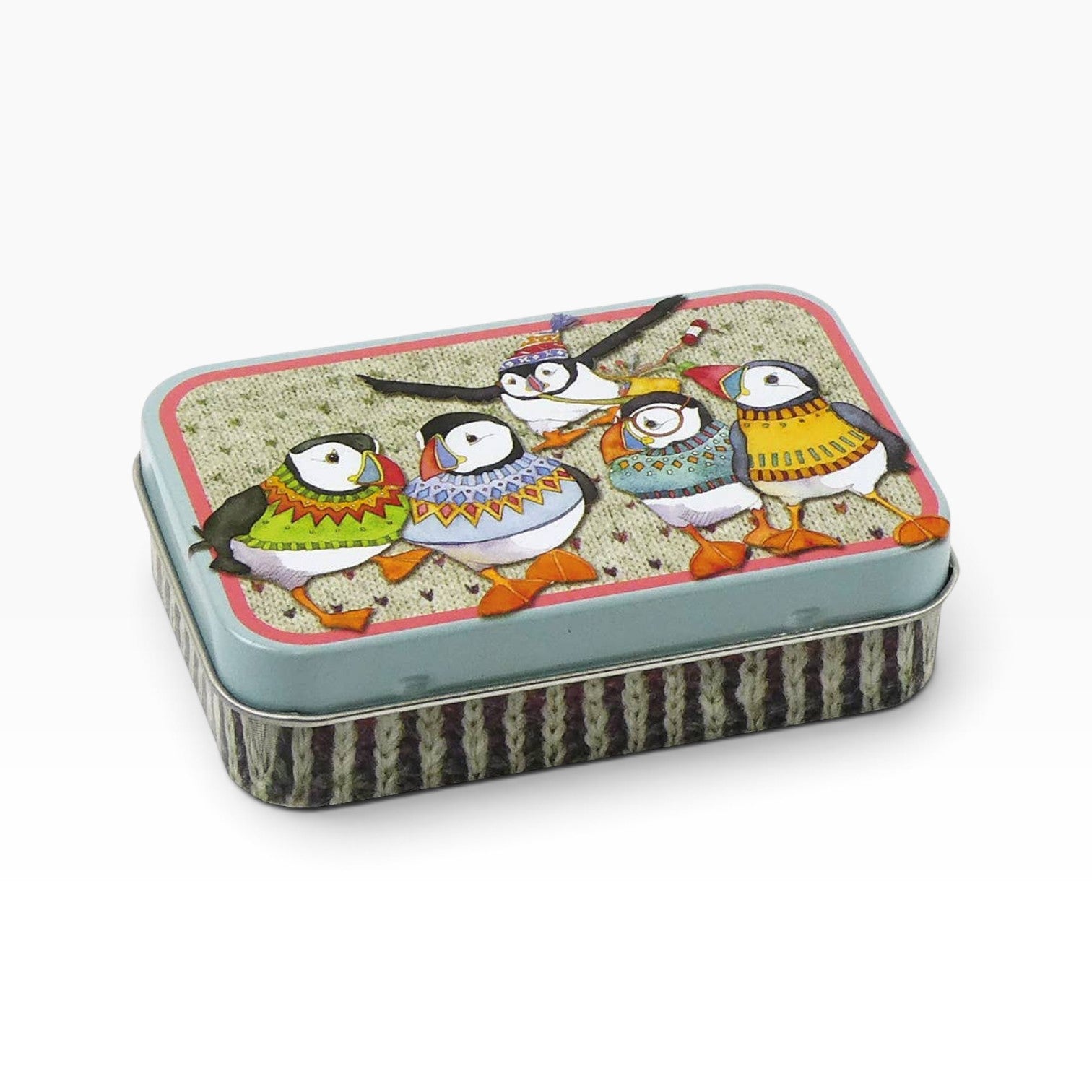 Woolly Puffin II Mini Hinged Tin