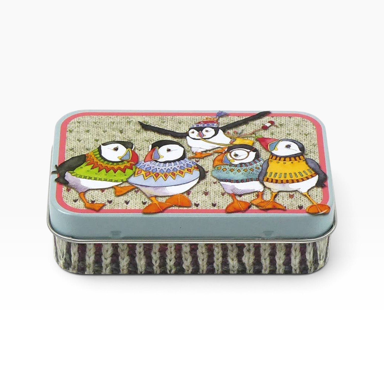 Woolly Puffin II Mini Hinged Tin