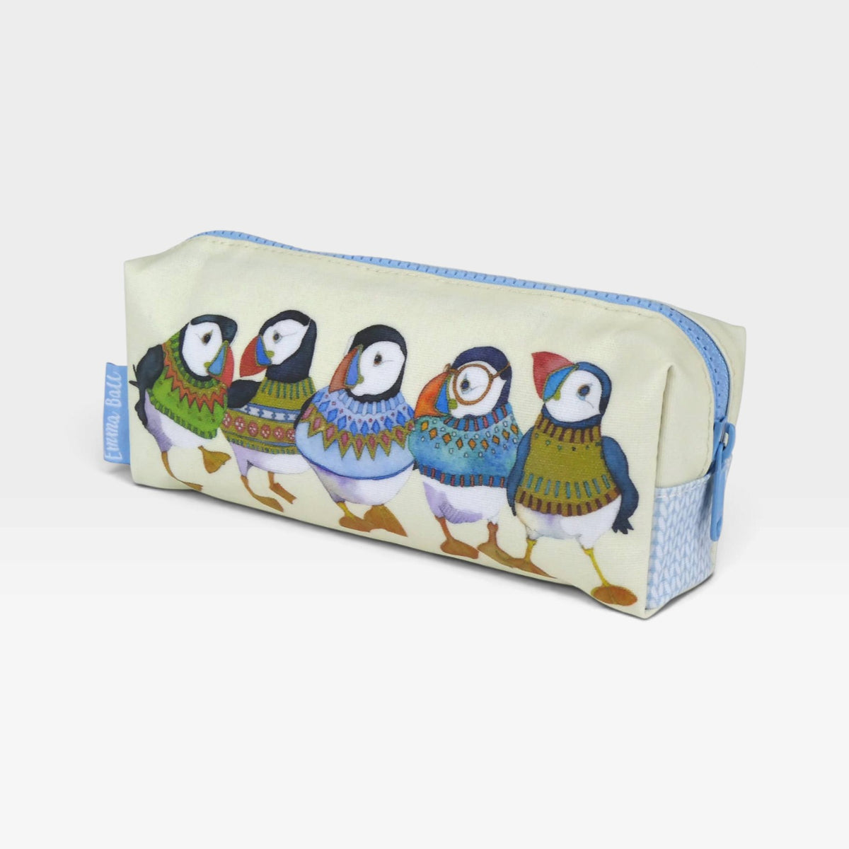 Woolly Puffins Pencil Case