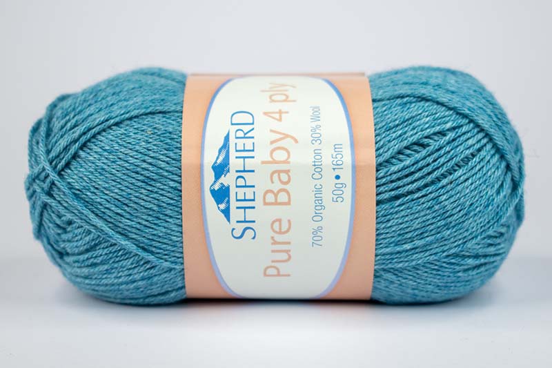 Shepherd Pure Baby 4 ply Chambray Blue