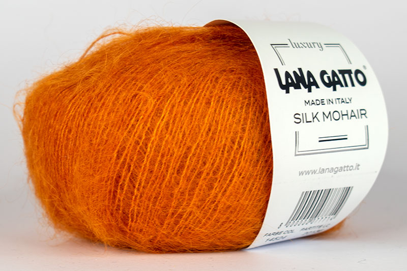 Lana Gatto Silk Mohair Burnt Orange