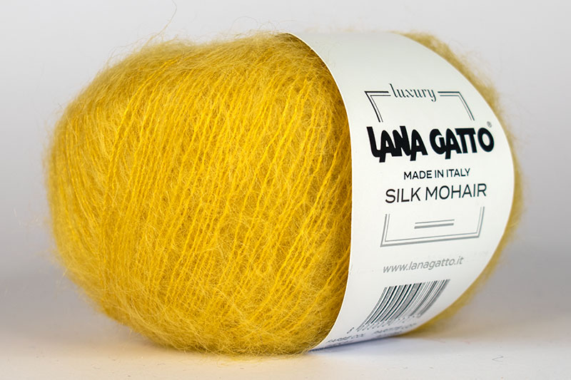 Lana Gatto Silk Mohair English Mustard