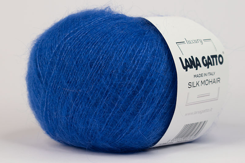 Lana Gatto Silk Mohair Dazzling Blue