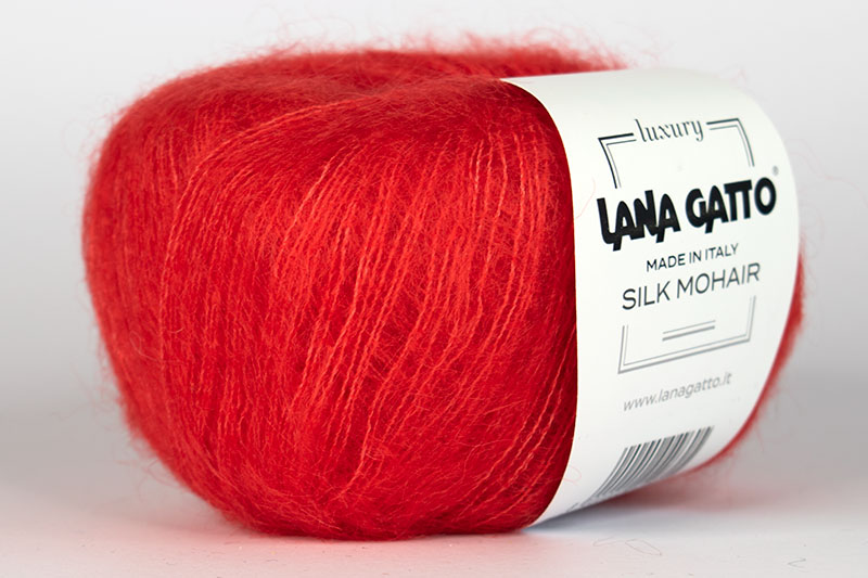 Lana Gatto Silk Mohair Red