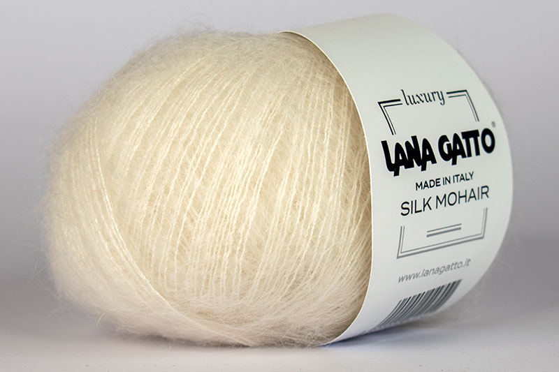 Lana Gatto Silk Mohair White