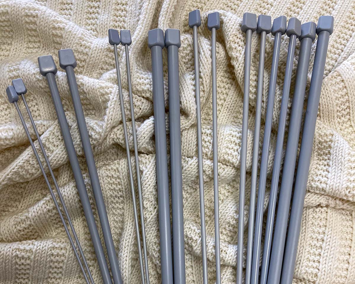 Birch Straight Knitting Needles