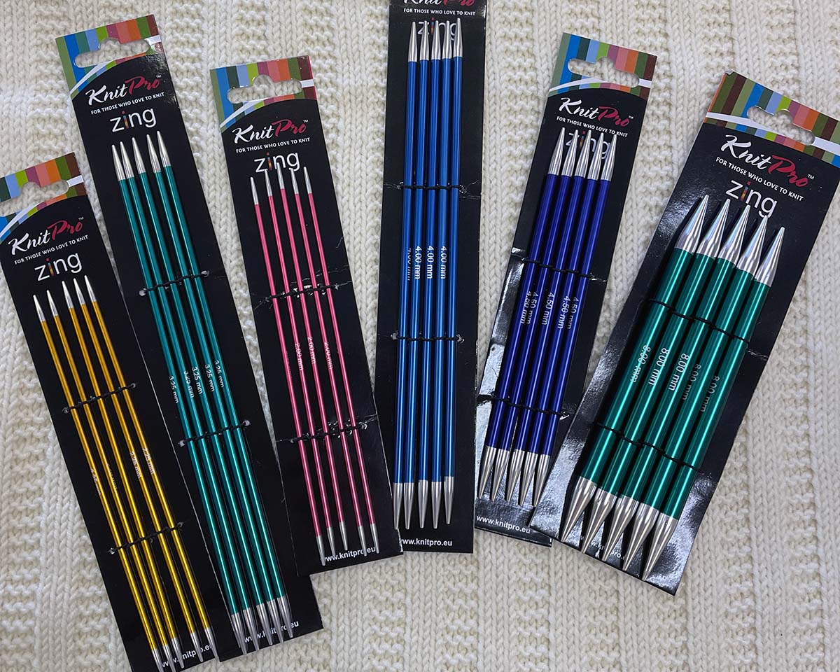 Knit Pro Zing Double Pointed Knitting Needles