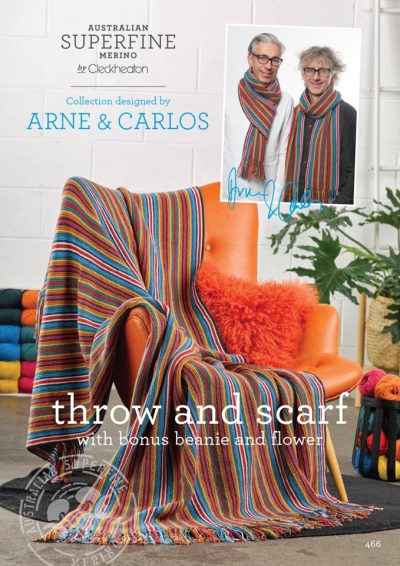 Cleckheaton Superfine Arne & Carlos Throw and scarf