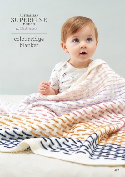 Cleckheaton Superfine Colour Ridge Blanket