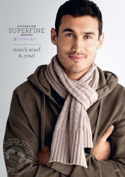 Cleckheaton Superfine Men's scarf and cowl