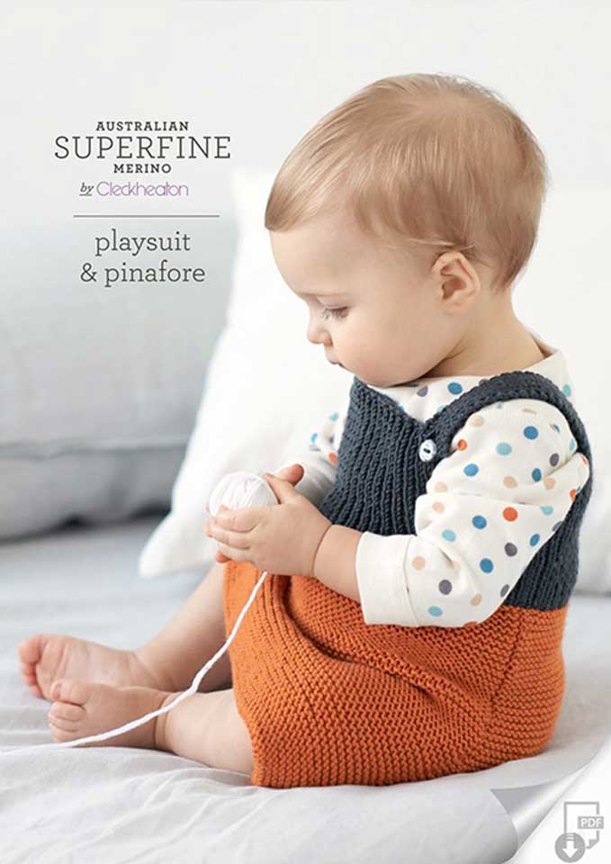 Cleckheaton Superfine Playsuit and Pinafore