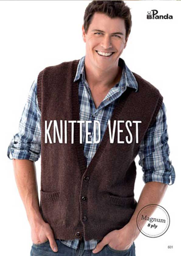 Panda Knitted Vest