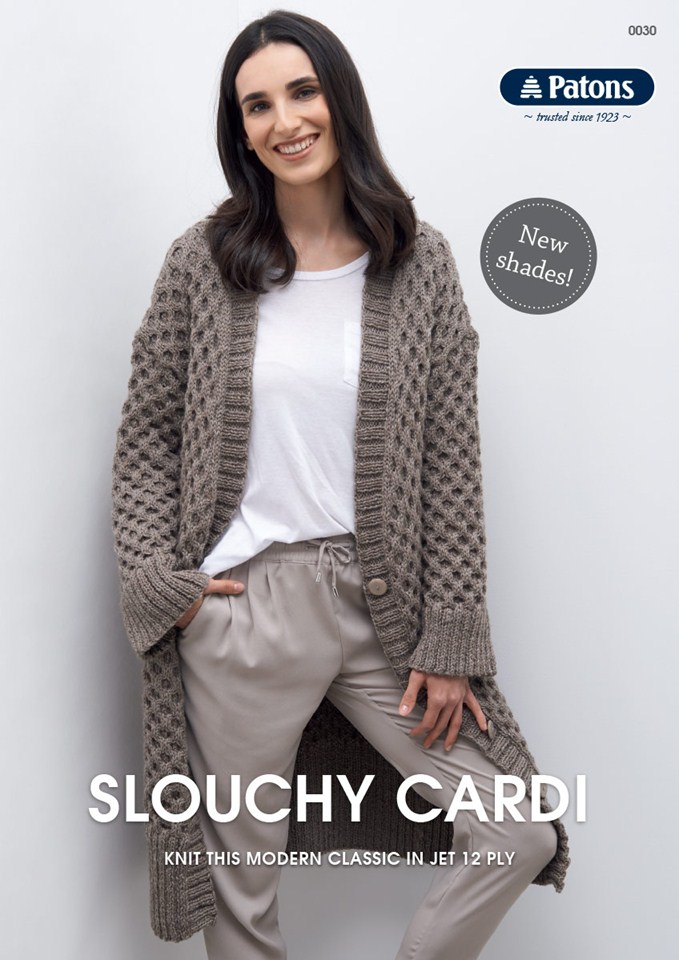 Patons Slouchy Cardigan