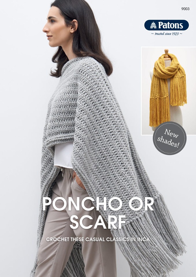 Patons Poncho or Scarf
