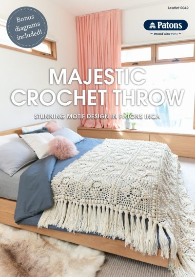 Patons Majestic Crochet Throw