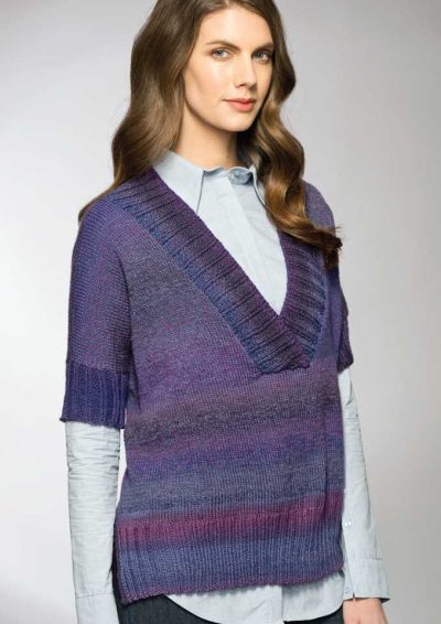 Patons Rainbow 8 Ply Poncho Jumper