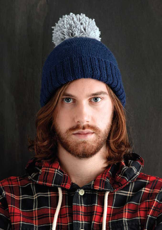 Patons Totem 8 Ply Family Hat with Pom Pom