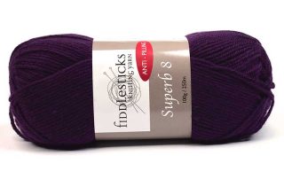 Fiddlesticks Supurb 8 ply Purple
